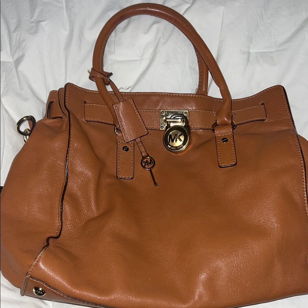 Michael Kors Brown Leather Satchel